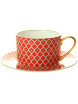 Чайная чашка с блюдцем форма Идиллия рисунок Скарлетт № 2 ИФЗ фото 1 — Samovars.ru