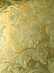 Круглый поднос для самовара желтый с фигурным краем и гравировкой, Кольчугино фото 2 — Samovars.ru